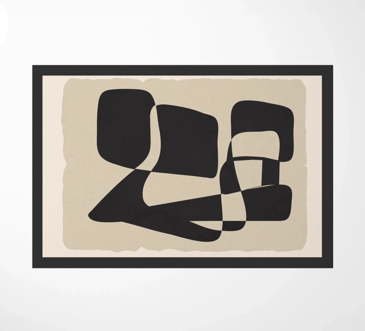 Modern Abstract Art zerbino da Flow Line
