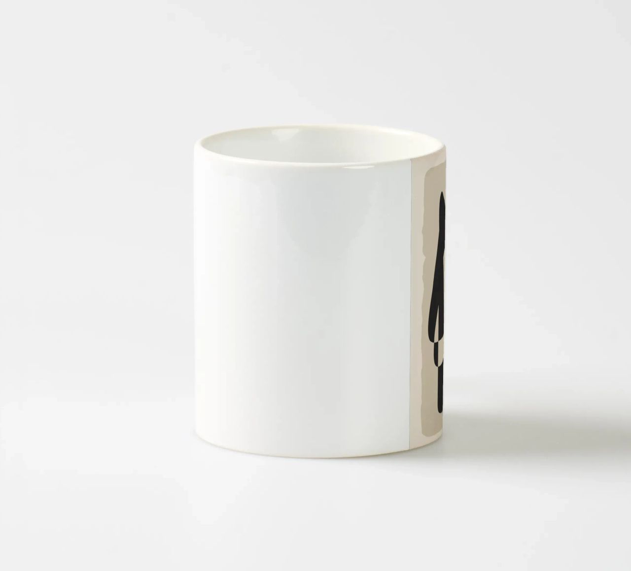 Modern Abstract Art tazza in ceramica da Flow Line
