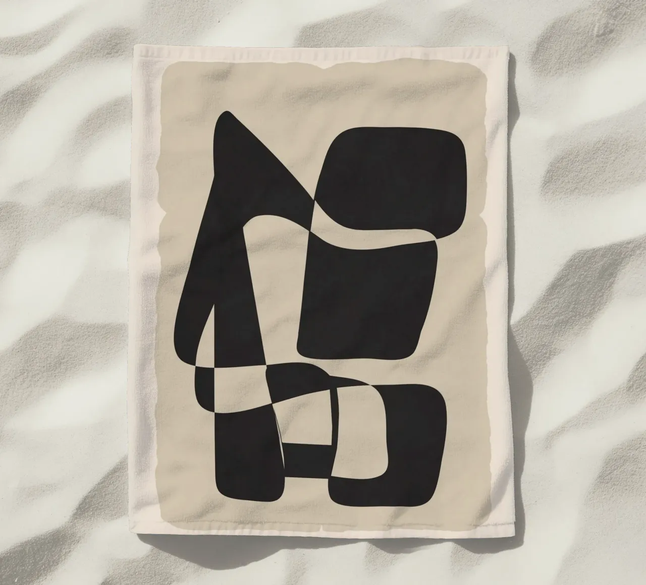 Modern Abstract Art telo mare da Flow Line