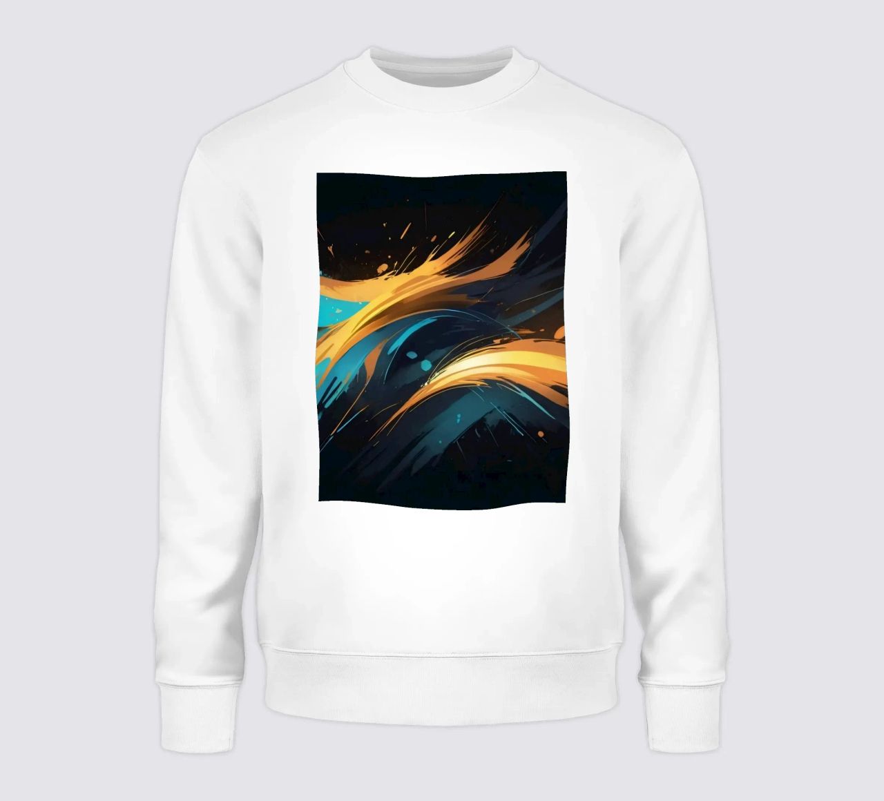Dynamic abstract background design with vibrant colors sweatshirt by DesignDoodle