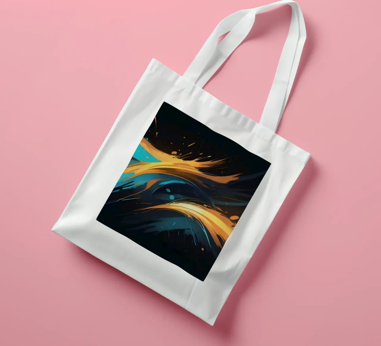 Dynamic abstract background design with vibrant colors tote bag by DesignDoodle