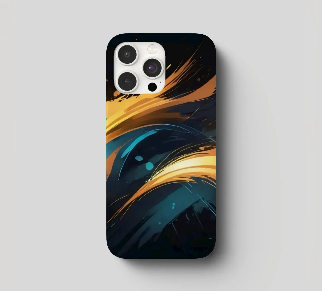 Dynamic abstract background design with vibrant colors iphone case by DesignDoodle