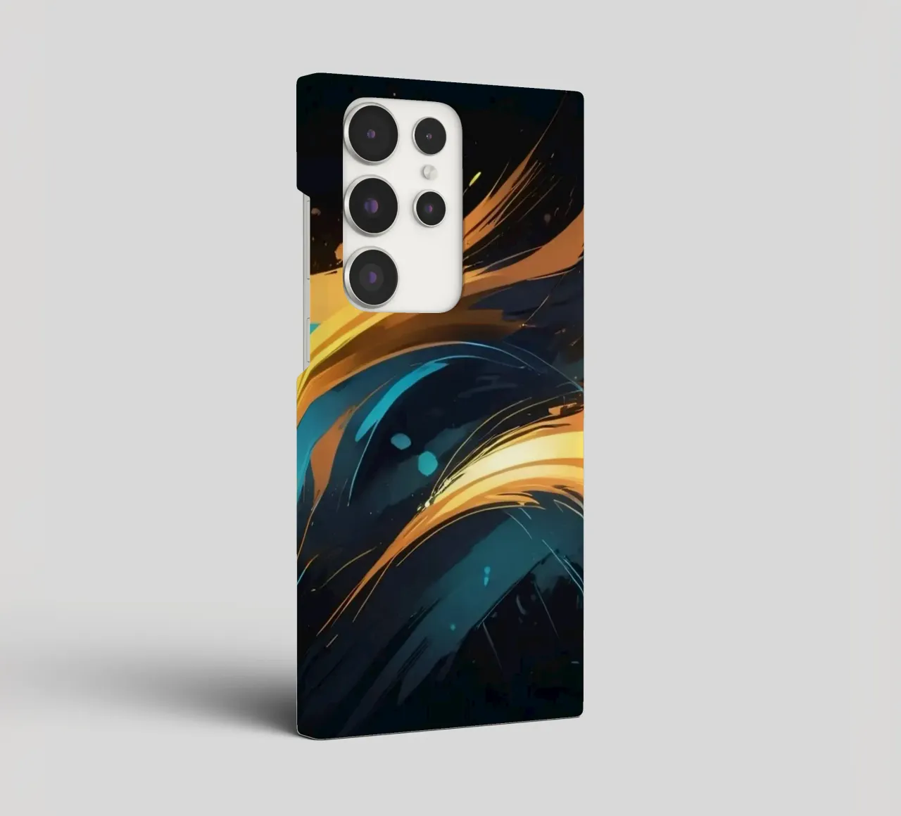 Design dinamico di sfondo astratto con colori vivaci cover samsung da DesignDoodle