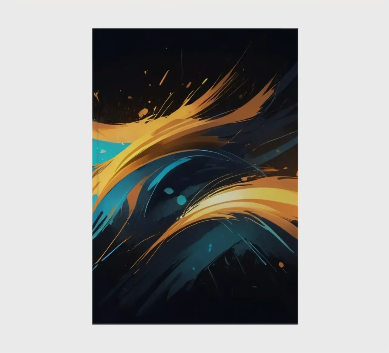Design dinamico di sfondo astratto con colori vivaci diario da DesignDoodle