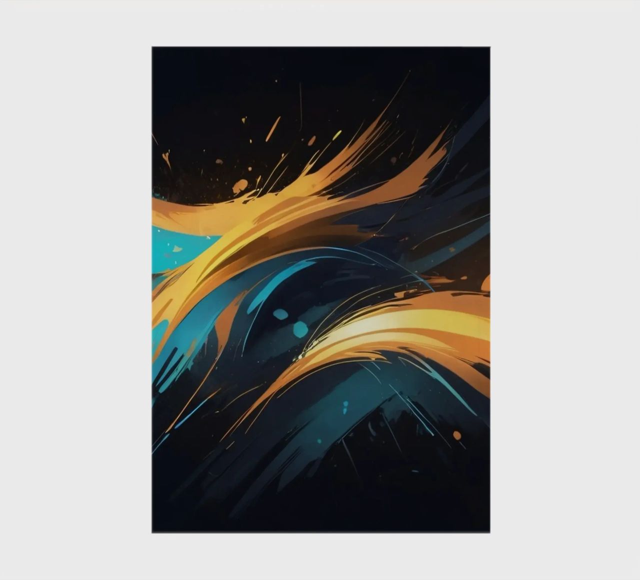 Dynamic abstract background design with vibrant colors notebook by DesignDoodle
