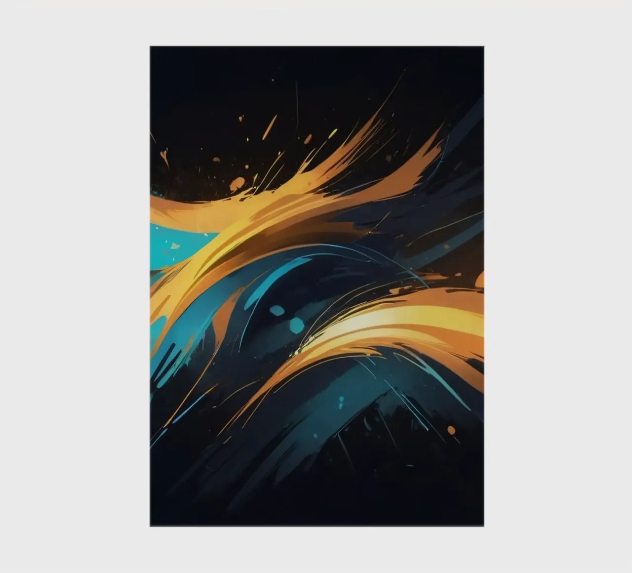 Dynamic abstract background design with vibrant colors notebook by DesignDoodle