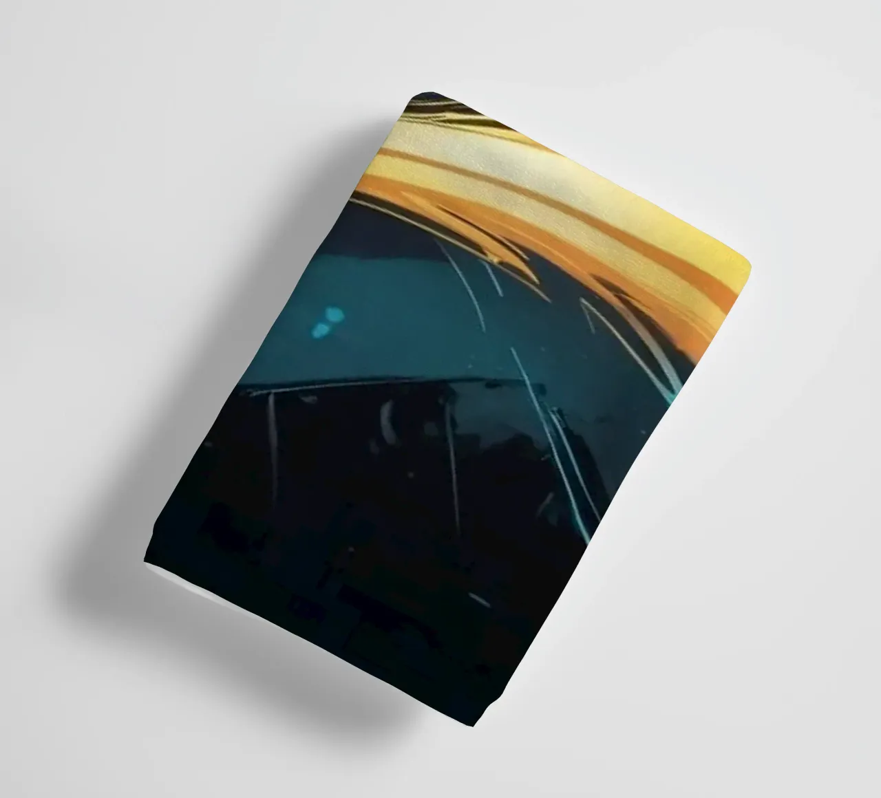Fond abstrait dynamique aux couleurs vives serviette de bain de DesignDoodle