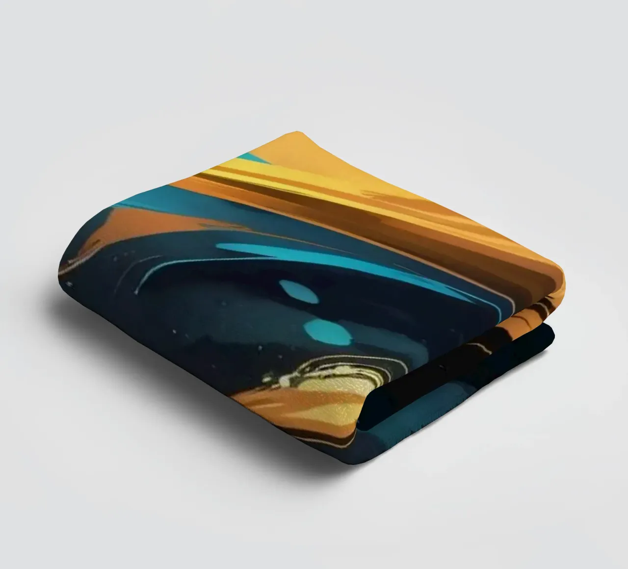 Fond abstrait dynamique aux couleurs vives serviette de bain de DesignDoodle