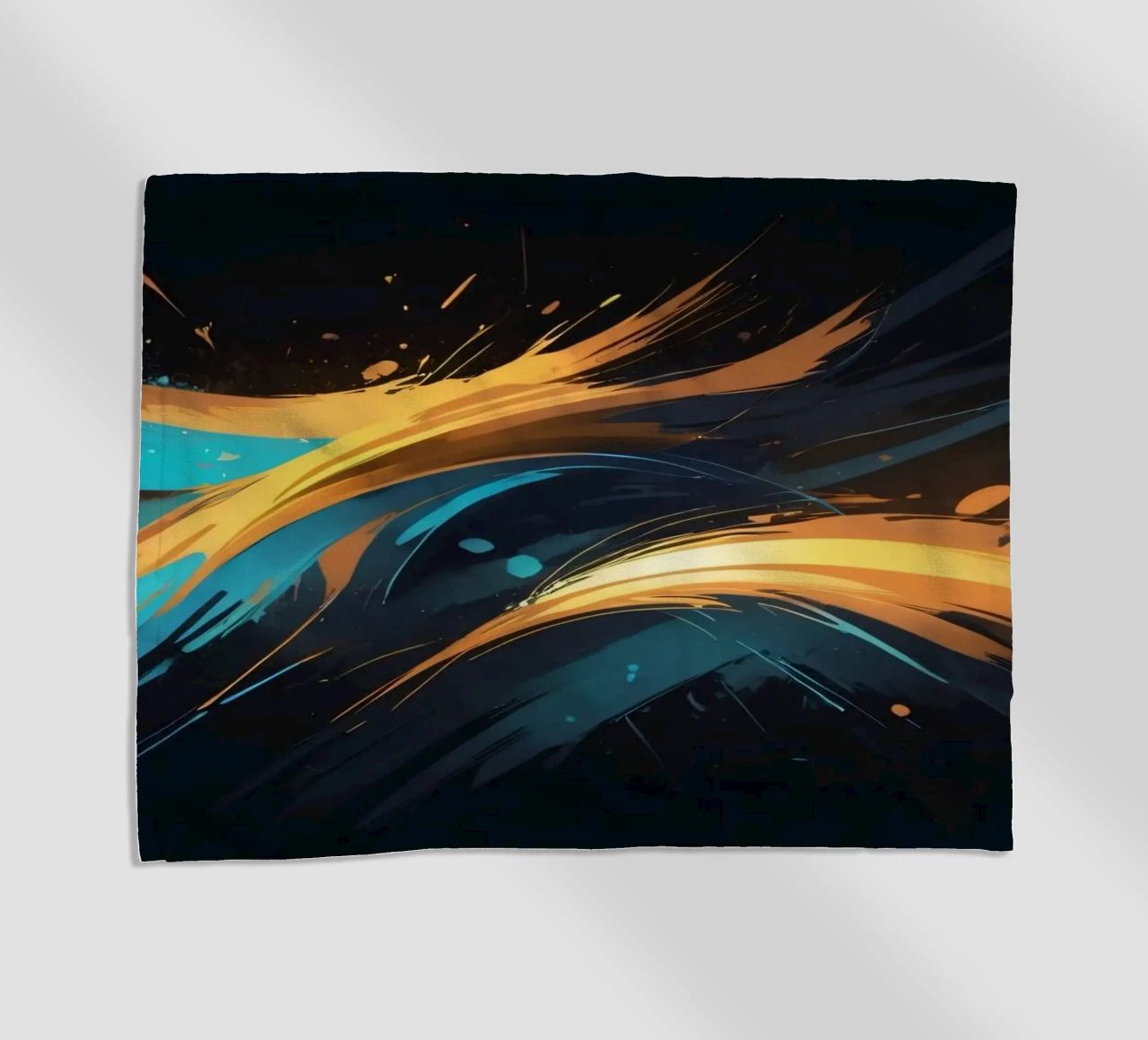 Dynamic abstract background design with vibrant colors beach towel by DesignDoodle