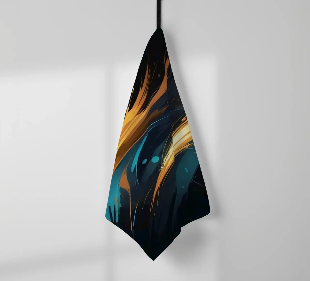 Fond abstrait dynamique aux couleurs vives torchon de DesignDoodle