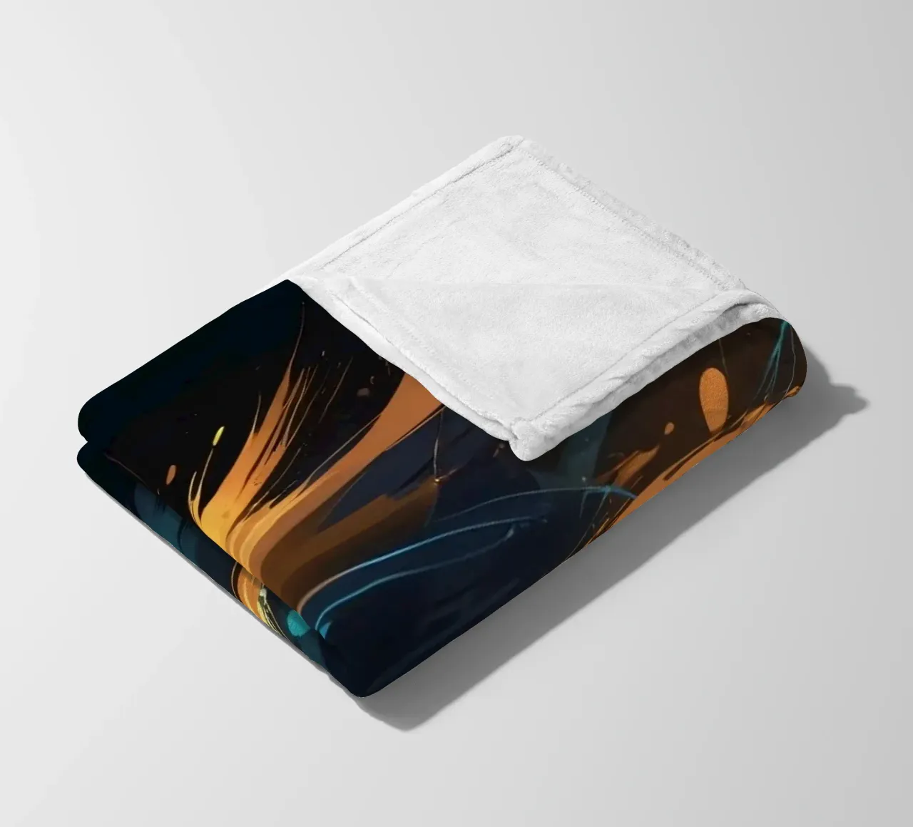 Design dinamico di sfondo astratto con colori vivaci coperta in pile da DesignDoodle