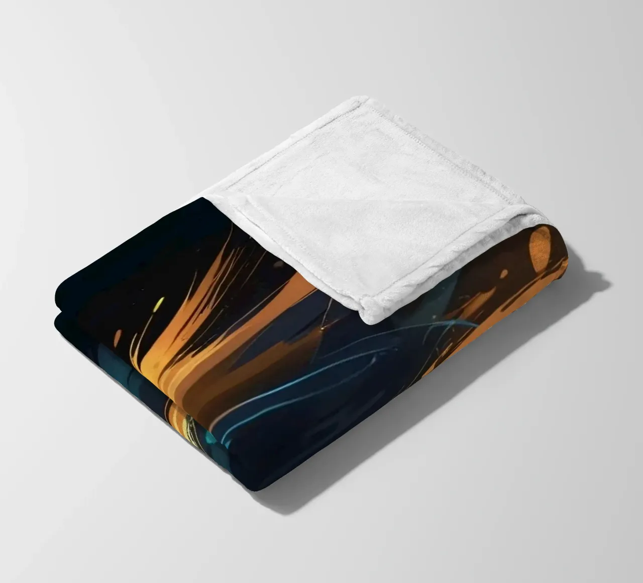 Design dinamico di sfondo astratto con colori vivaci coperta in pile da DesignDoodle
