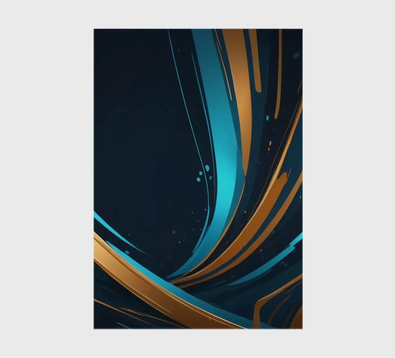 Vibrant abstract background with flowing lines in gold notebook by DesignDoodle