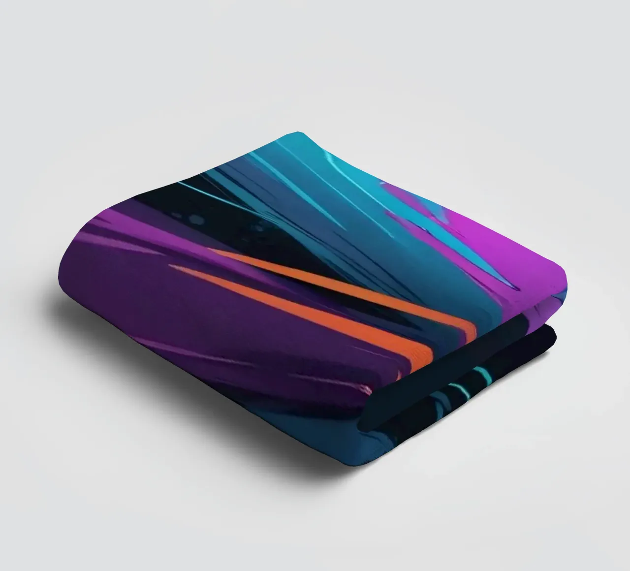 abstract background design with colorful brush strokes towel by DesignDoodle