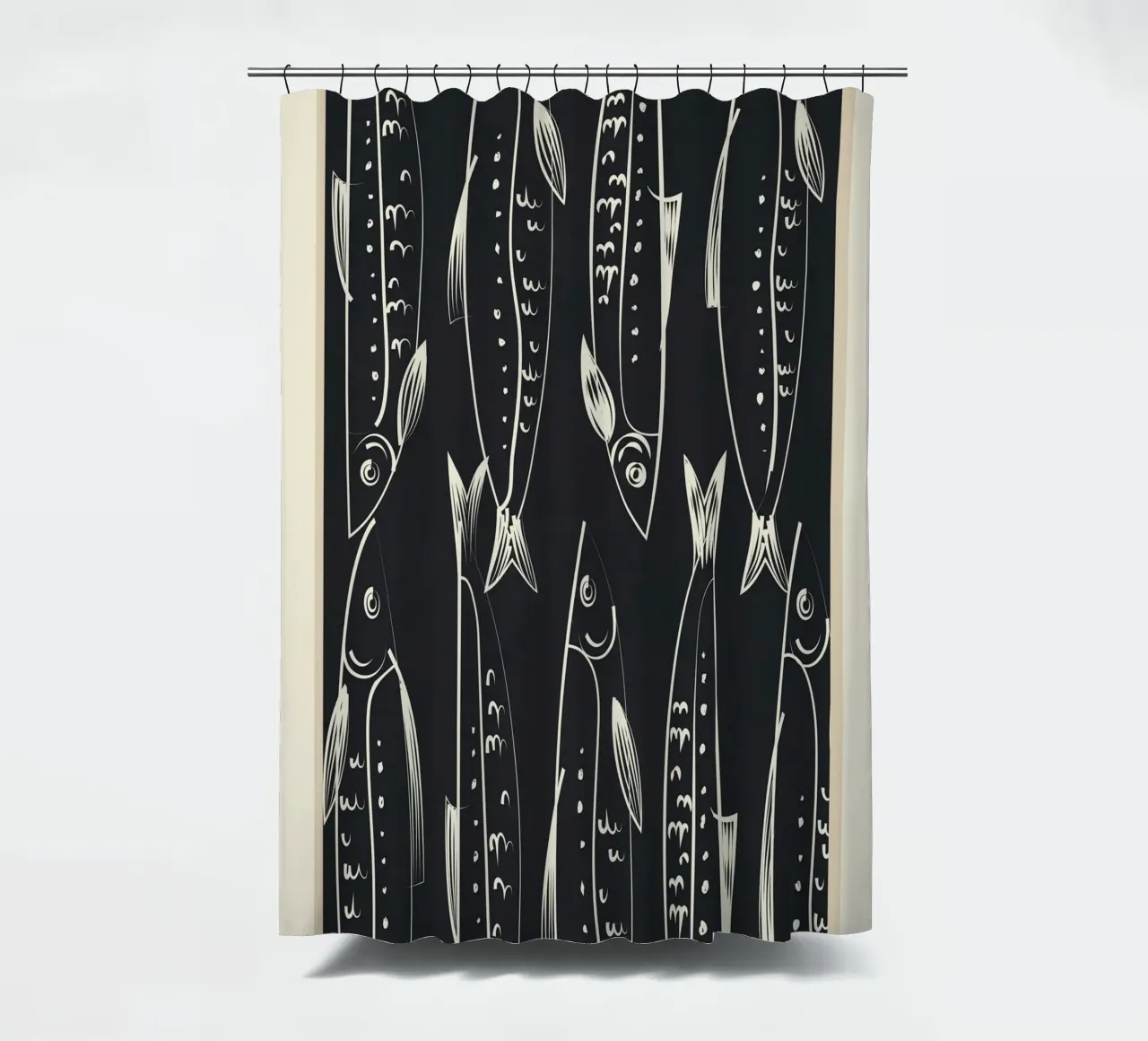 Minimalist Fish 1 tenda da doccia da Flow Line