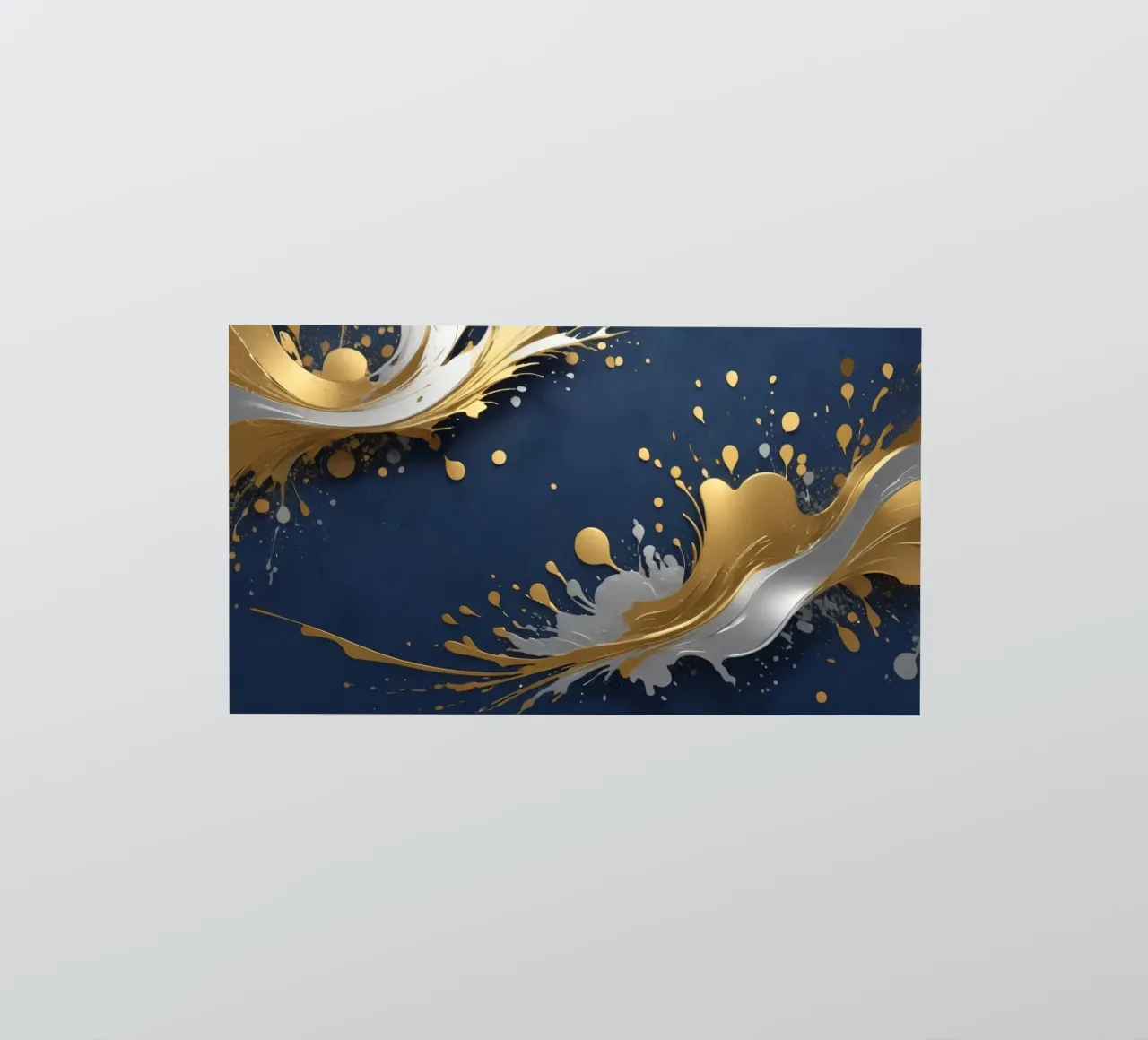 Elegant abstract achtergrondontwerp met goud, zilver sticker van DesignDoodle