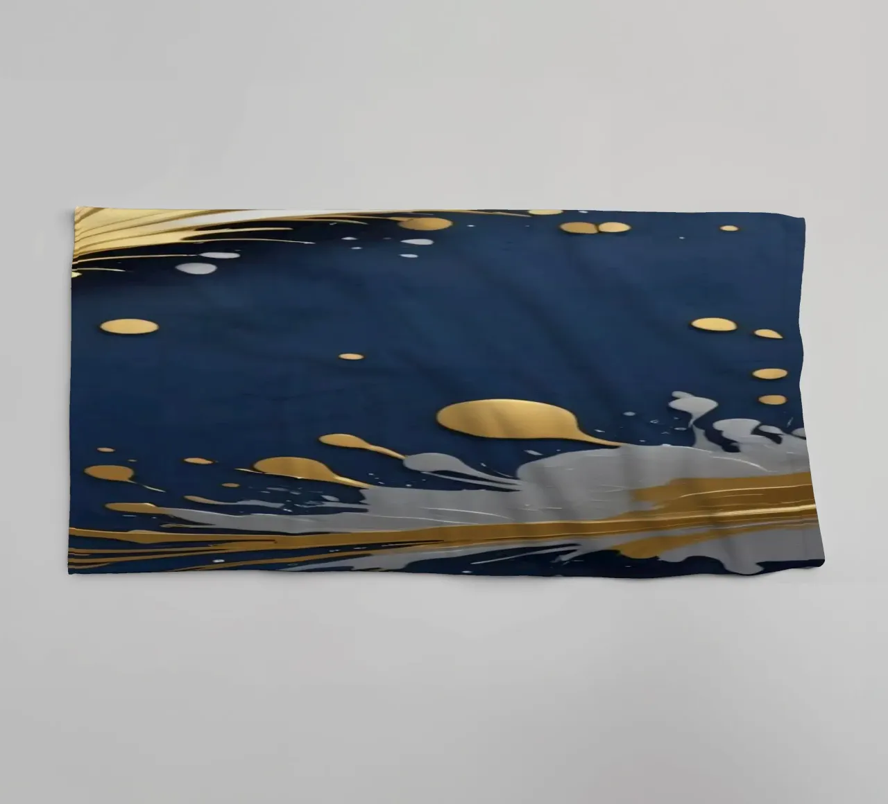 Elegant abstract achtergrondontwerp met goud, zilver badhanddoek van DesignDoodle