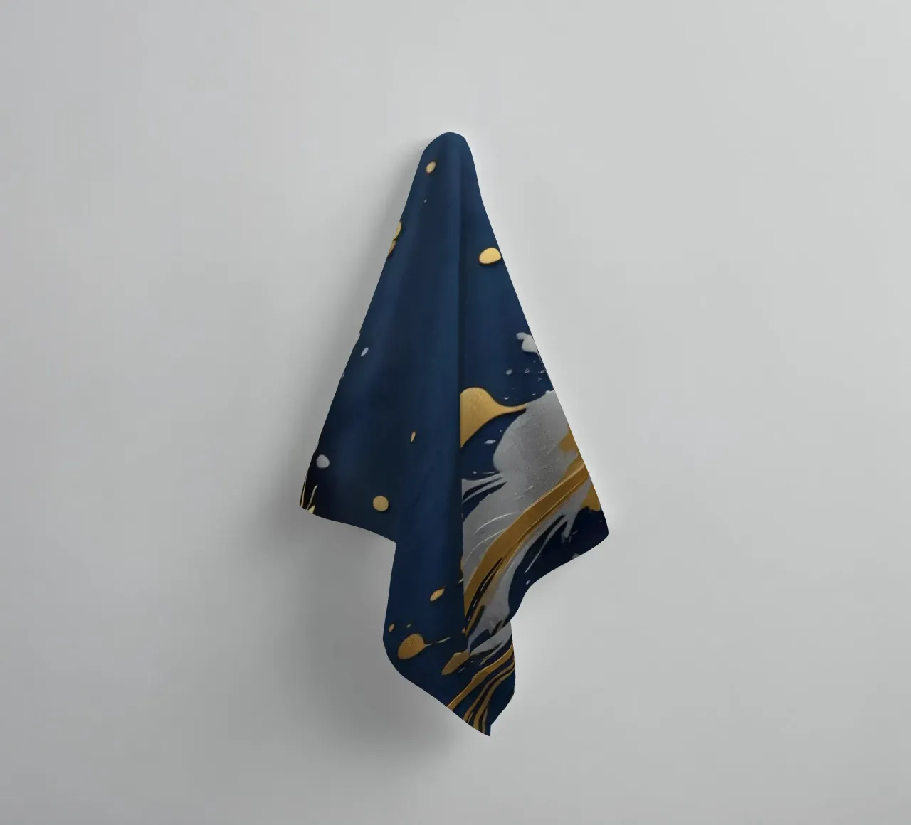 Elegant abstract achtergrondontwerp met goud, zilver badhanddoek van DesignDoodle