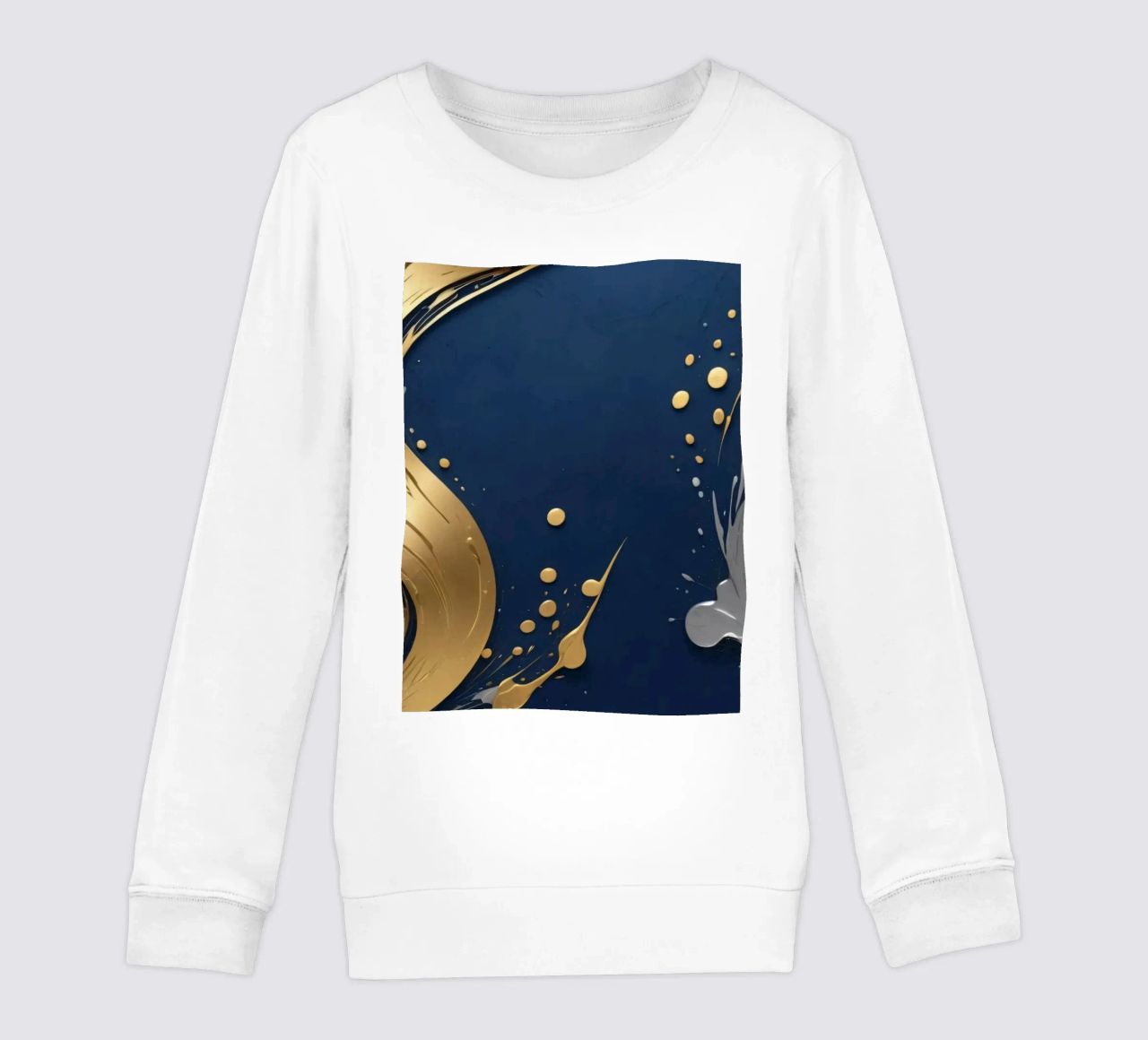 design di sfondo con elementi in oro e argento felpa bambino da DesignDoodle