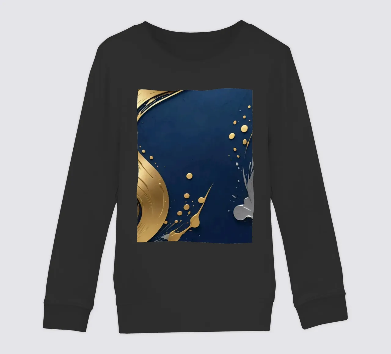 design di sfondo con elementi in oro e argento felpa bambino da DesignDoodle