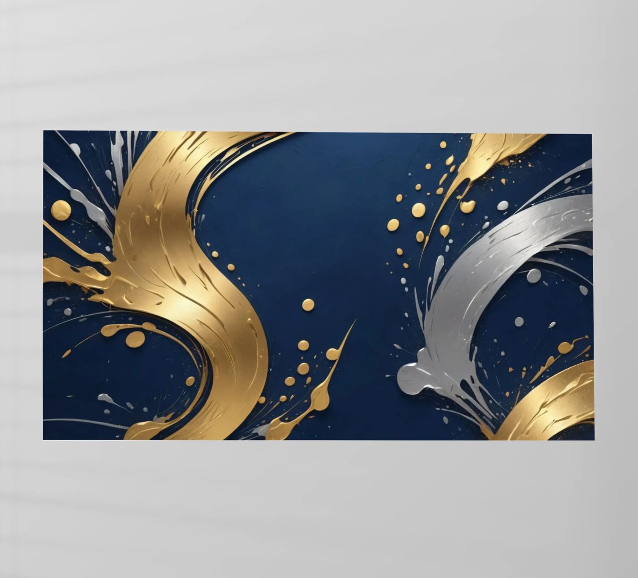 design di sfondo con elementi in oro e argento pellicola backlit da DesignDoodle