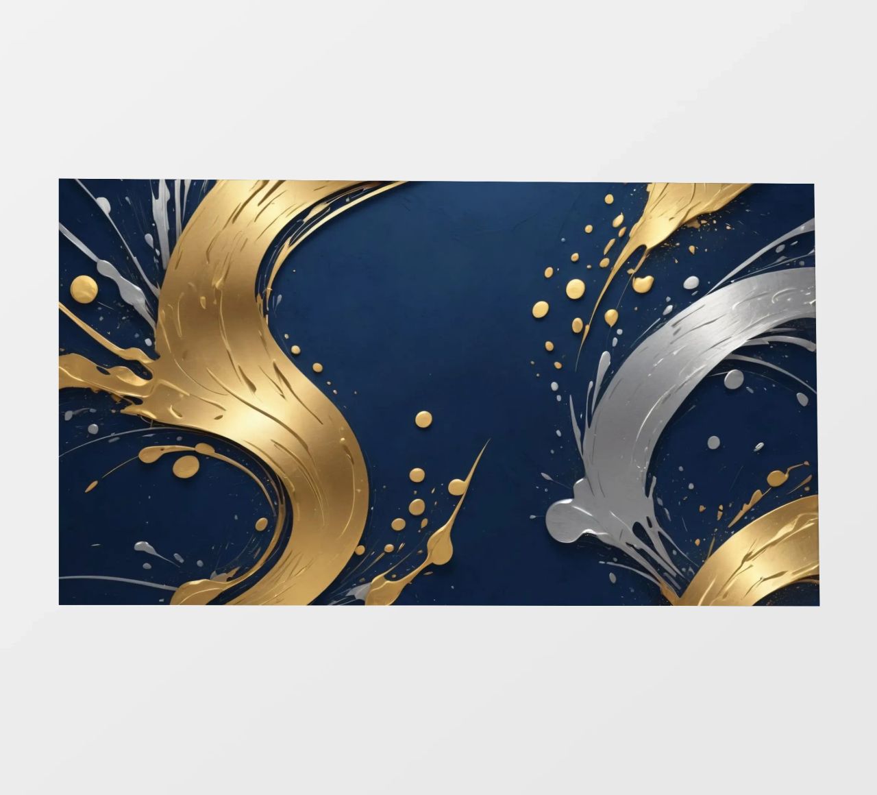 design di sfondo con elementi in oro e argento pellicola backlit da DesignDoodle