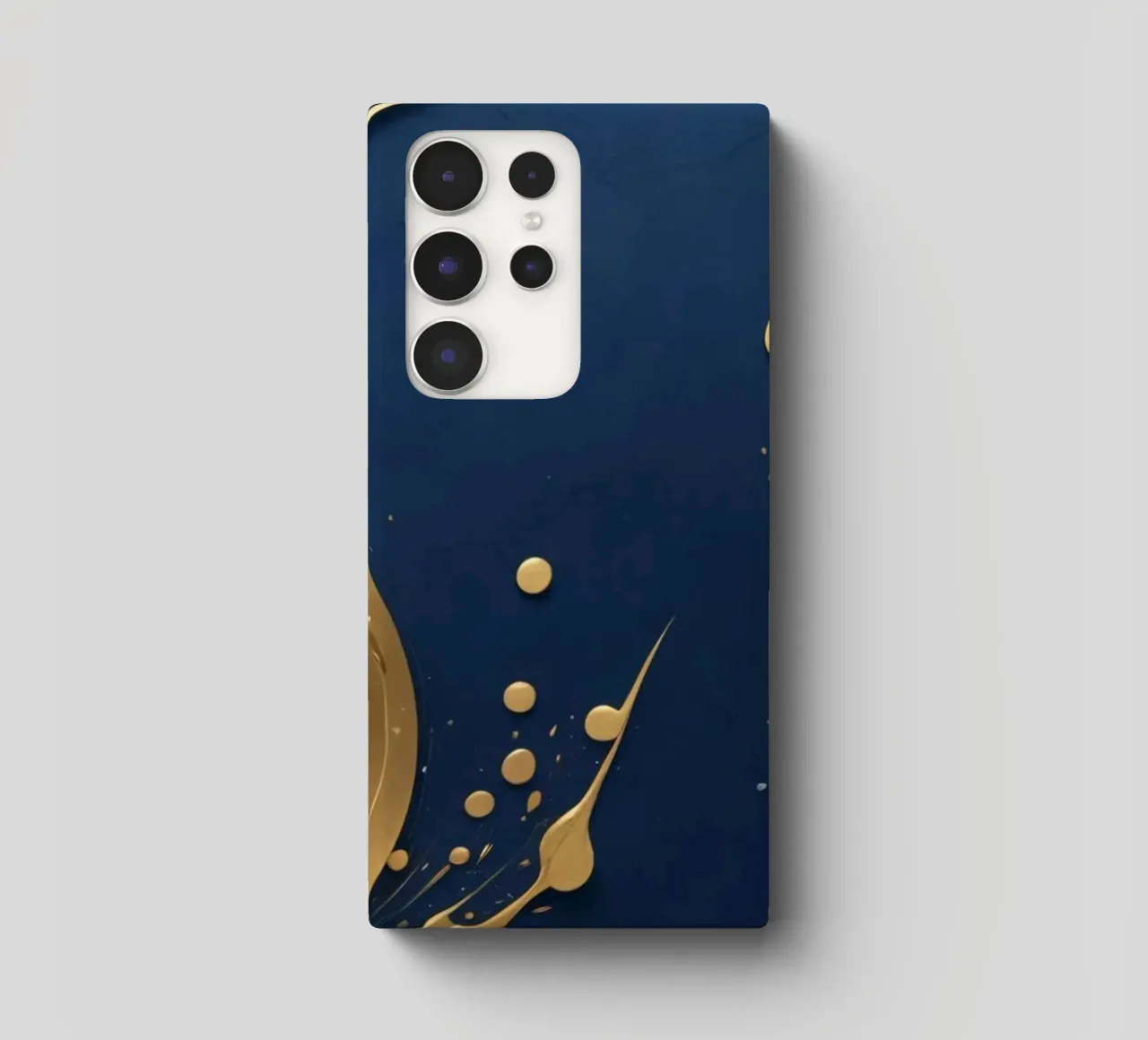 design di sfondo con elementi in oro e argento cover samsung da DesignDoodle