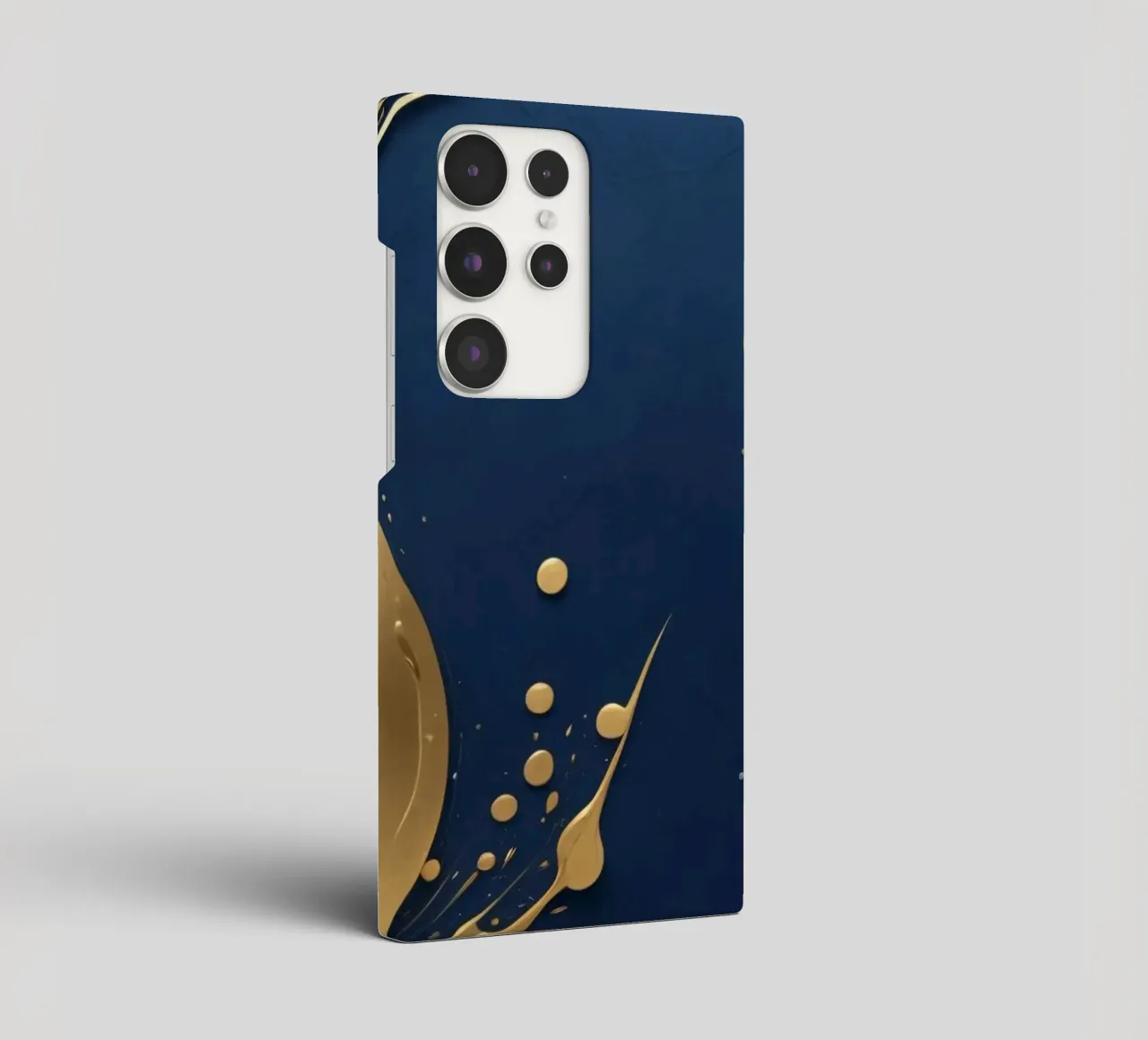 design di sfondo con elementi in oro e argento cover samsung da DesignDoodle