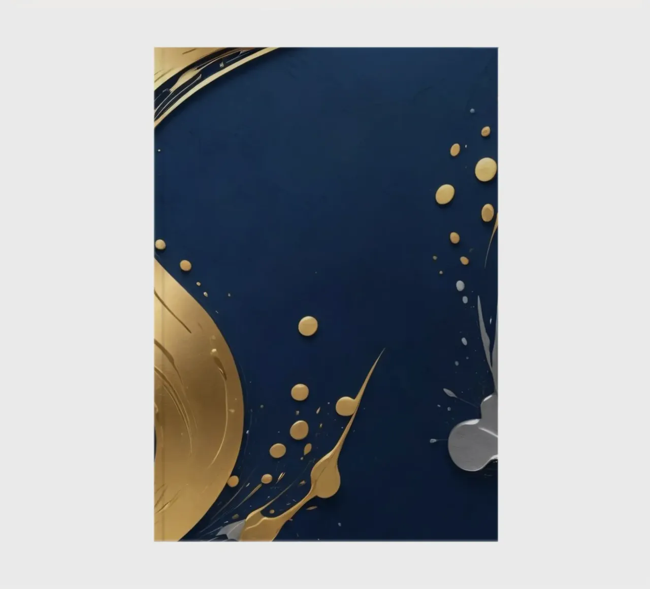 background design featuring gold and silver elements notebook by DesignDoodle