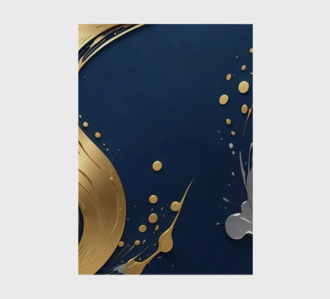 background design featuring gold and silver elements notebook by DesignDoodle