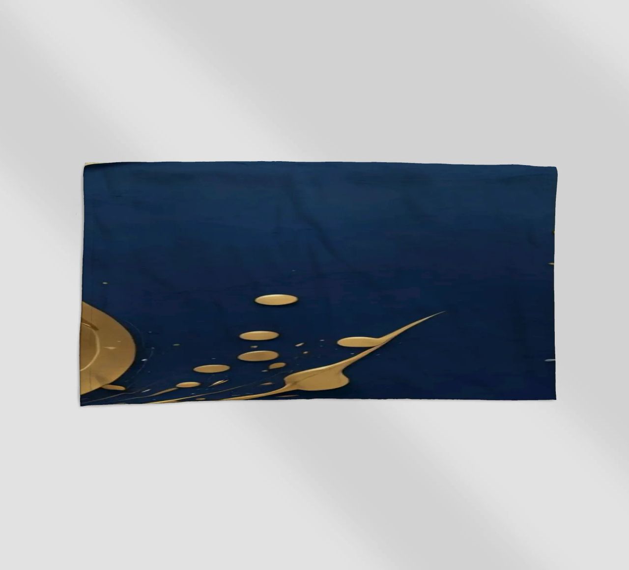design di sfondo con elementi in oro e argento telo mare da DesignDoodle