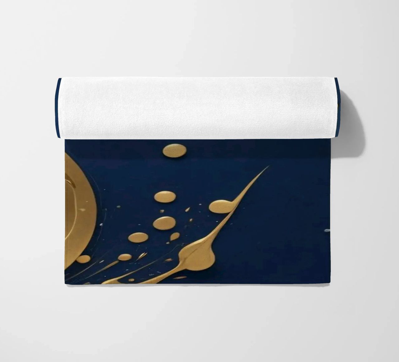 design di sfondo con elementi in oro e argento telo mare da DesignDoodle