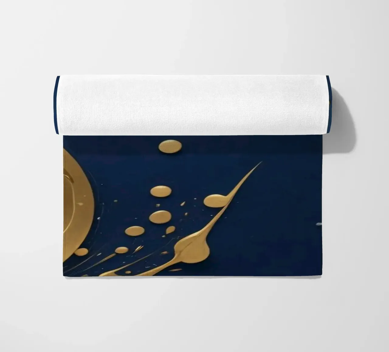 design di sfondo con elementi in oro e argento telo mare da DesignDoodle