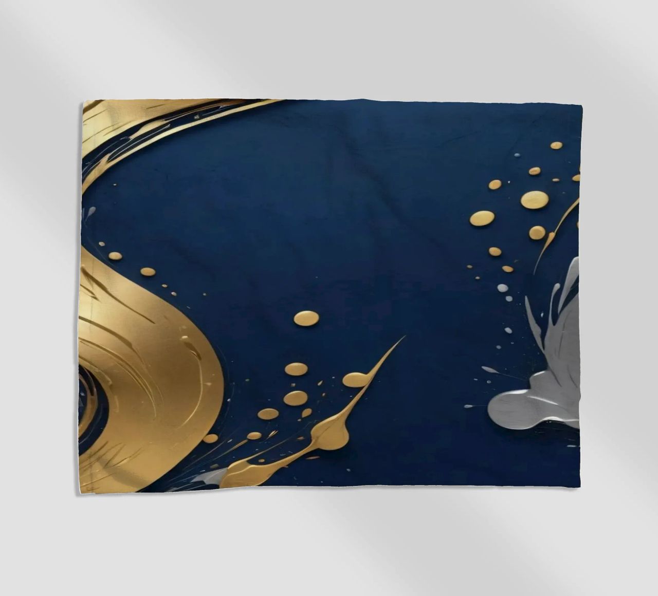 design di sfondo con elementi in oro e argento telo mare da DesignDoodle