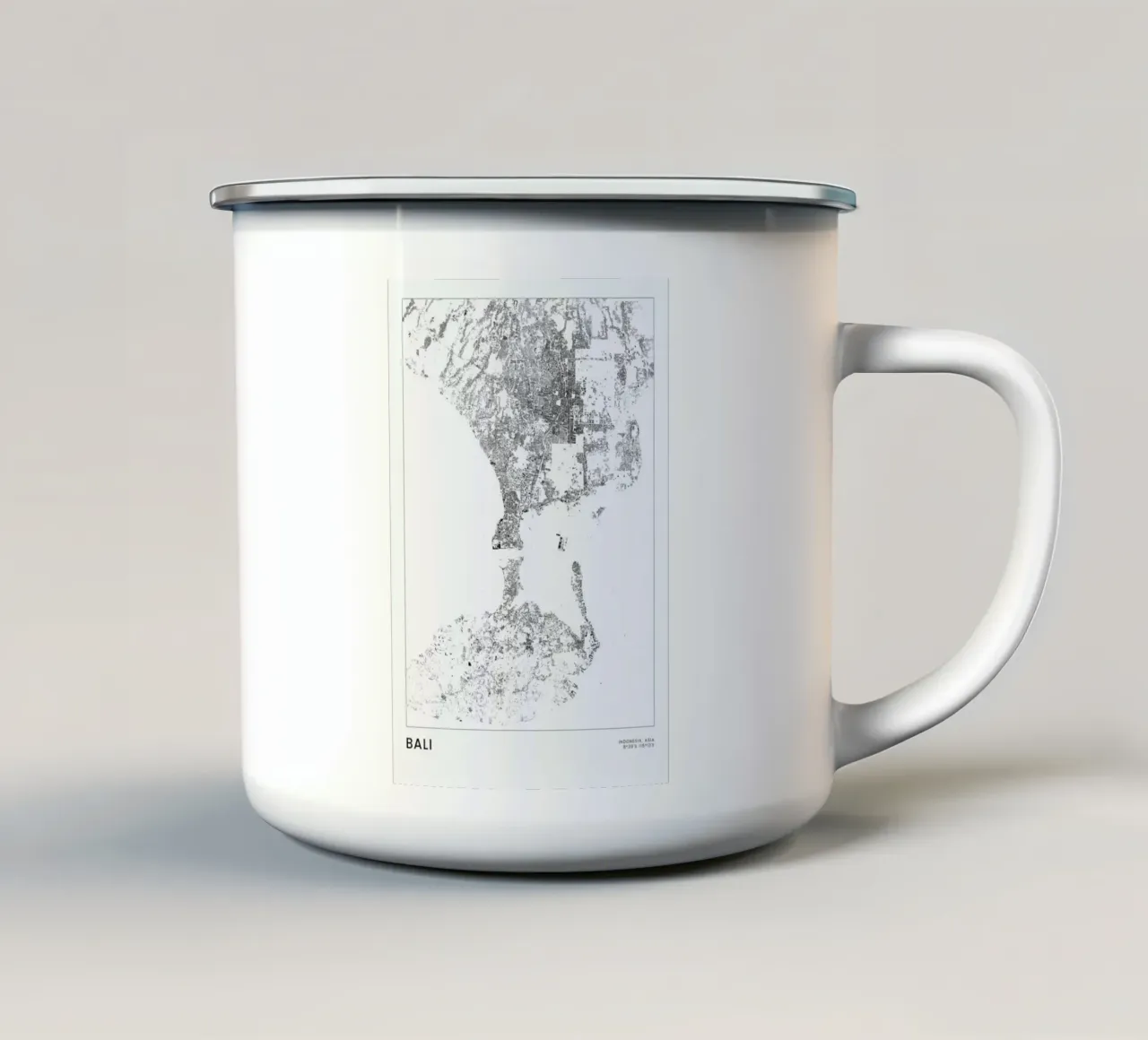 Bali tazza in smalto da The Cartography Collection