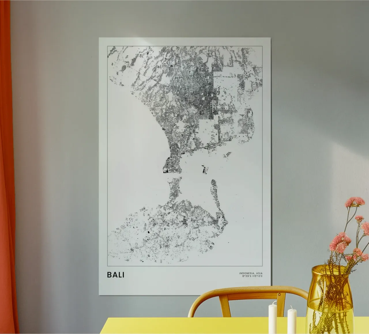 Bali poster da The Cartography Collection
