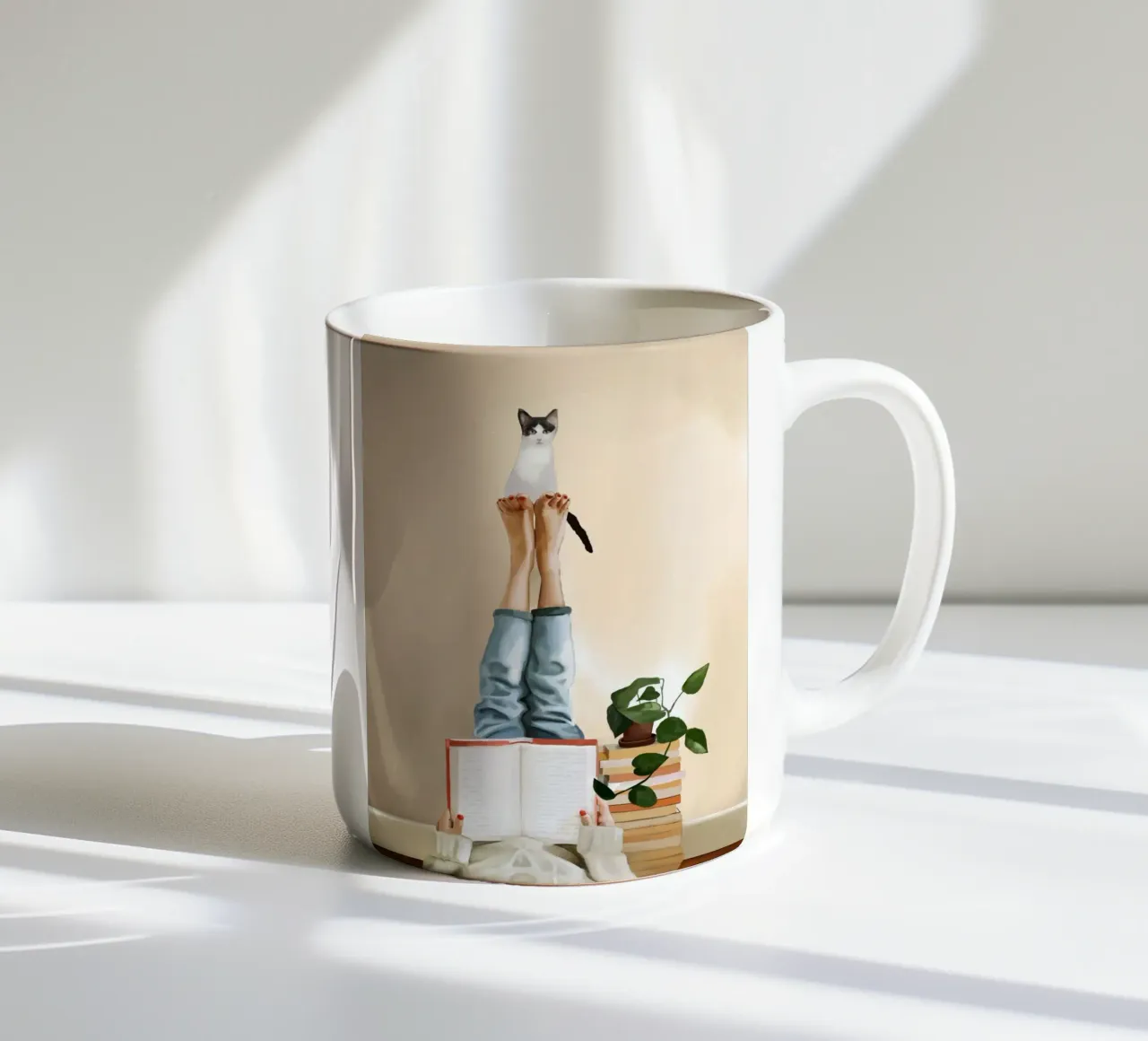 Paws and Prose tazza in ceramica da Flow Line