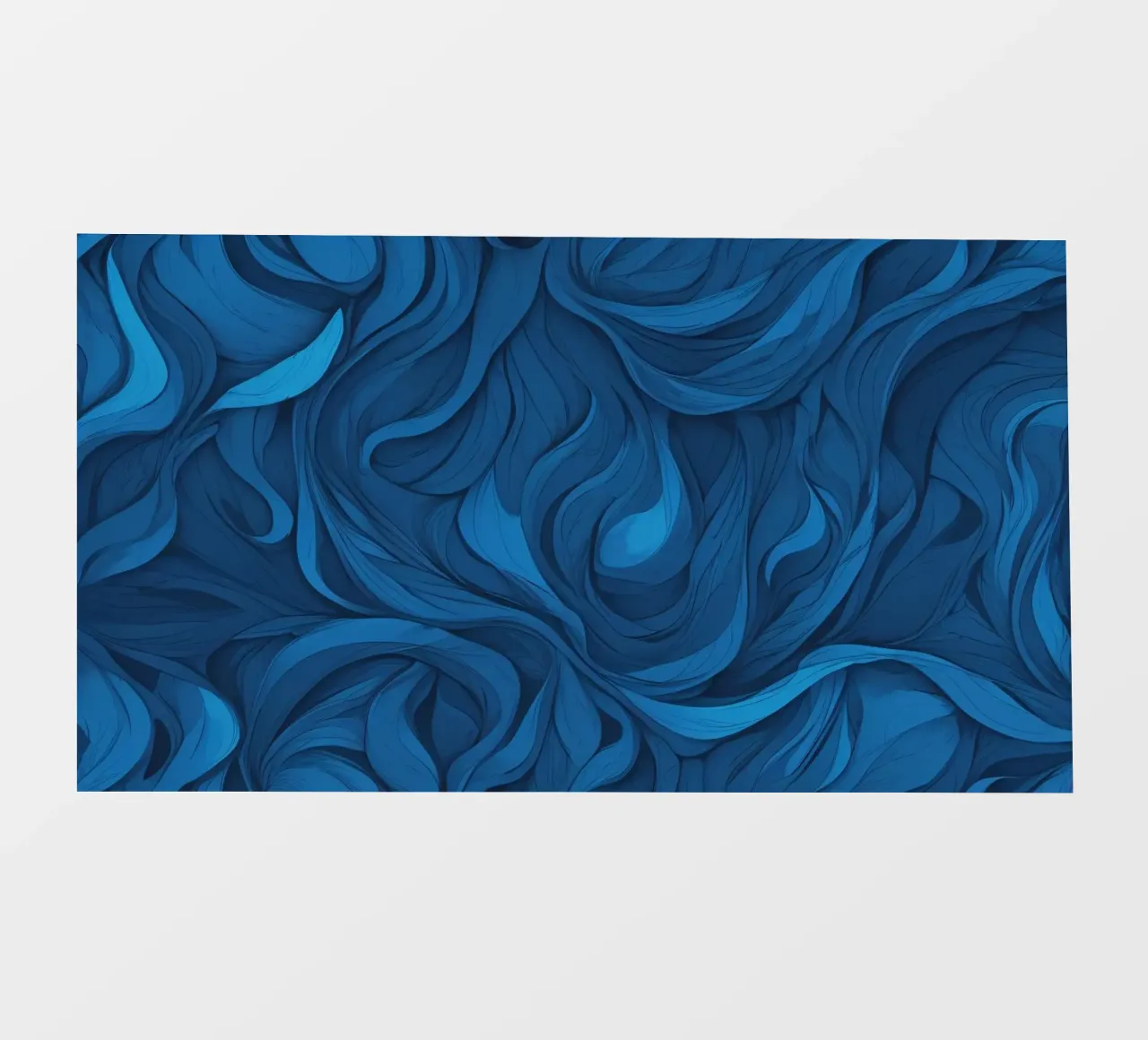 Intricate waves of blue in an abstract background design backlit film by DesignDoodle