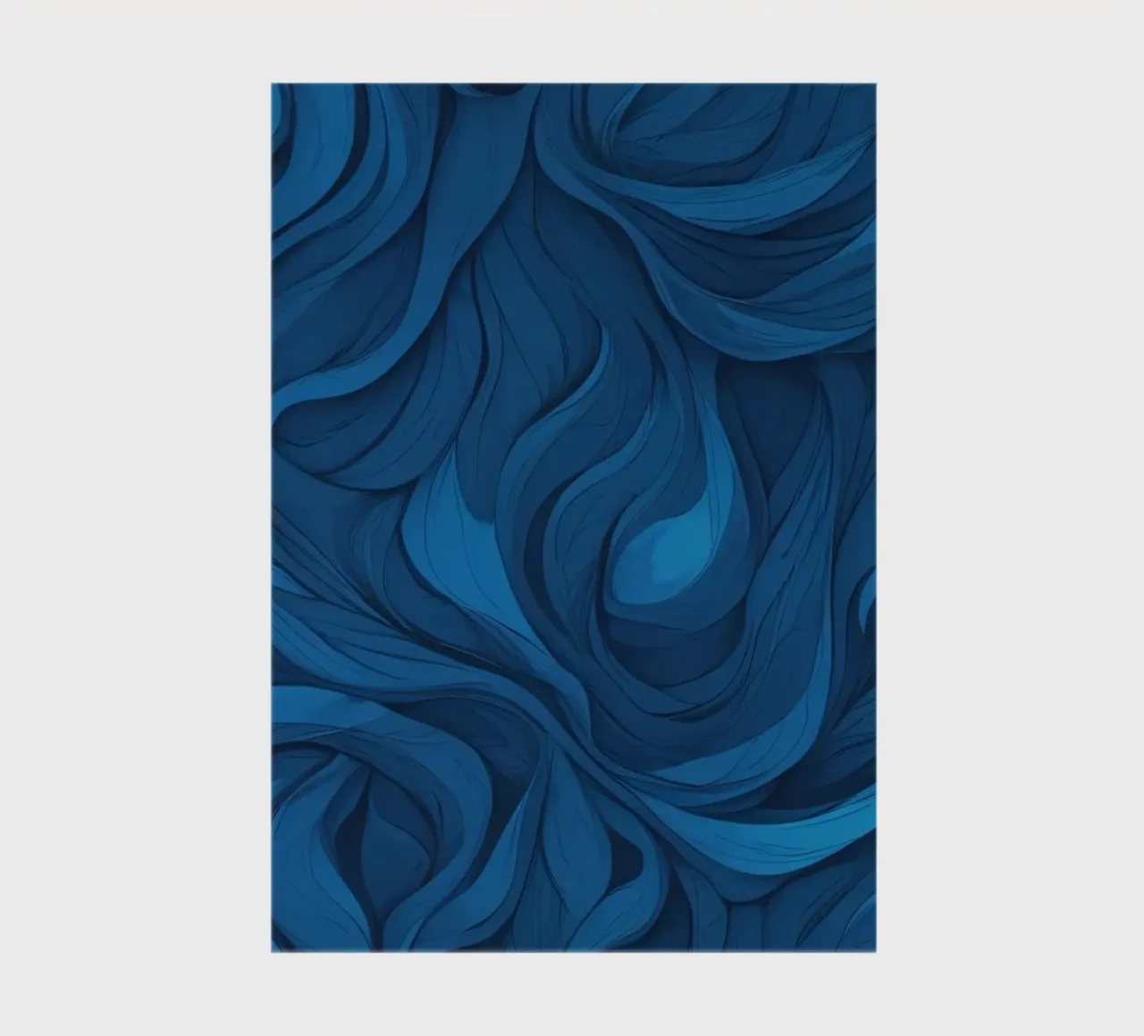 Intricate waves of blue in an abstract background design notebook by DesignDoodle