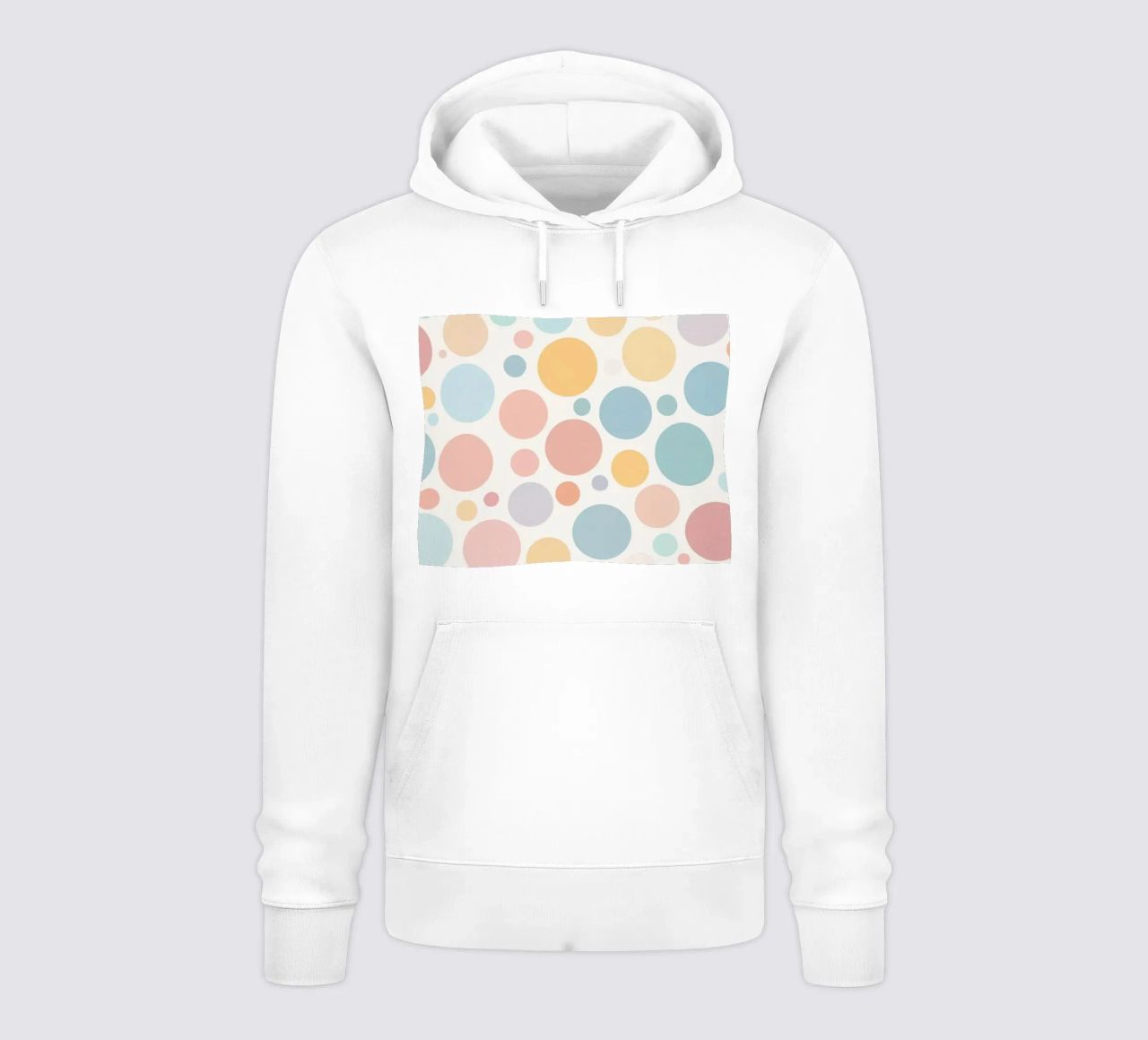 circles create a soothing  pastel background felpa con cappuccio da DesignDoodle
