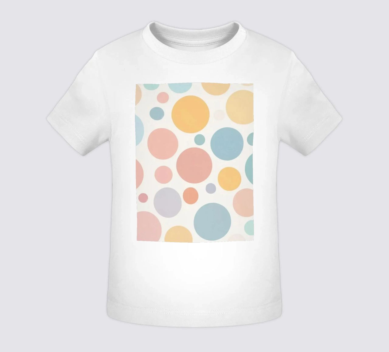 circles create a soothing  pastel background maglietta neonato da DesignDoodle