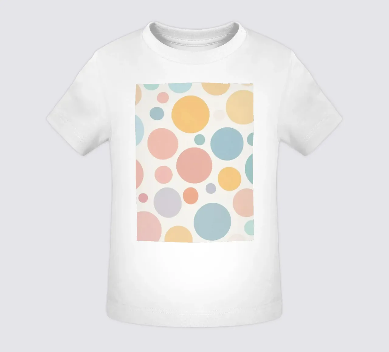 circles create a soothing  pastel background maglietta neonato da DesignDoodle