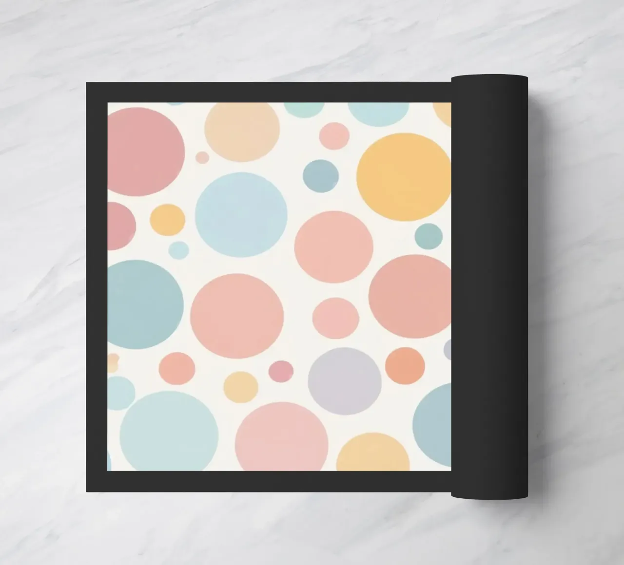 circles create a soothing pastel background zerbino da DesignDoodle