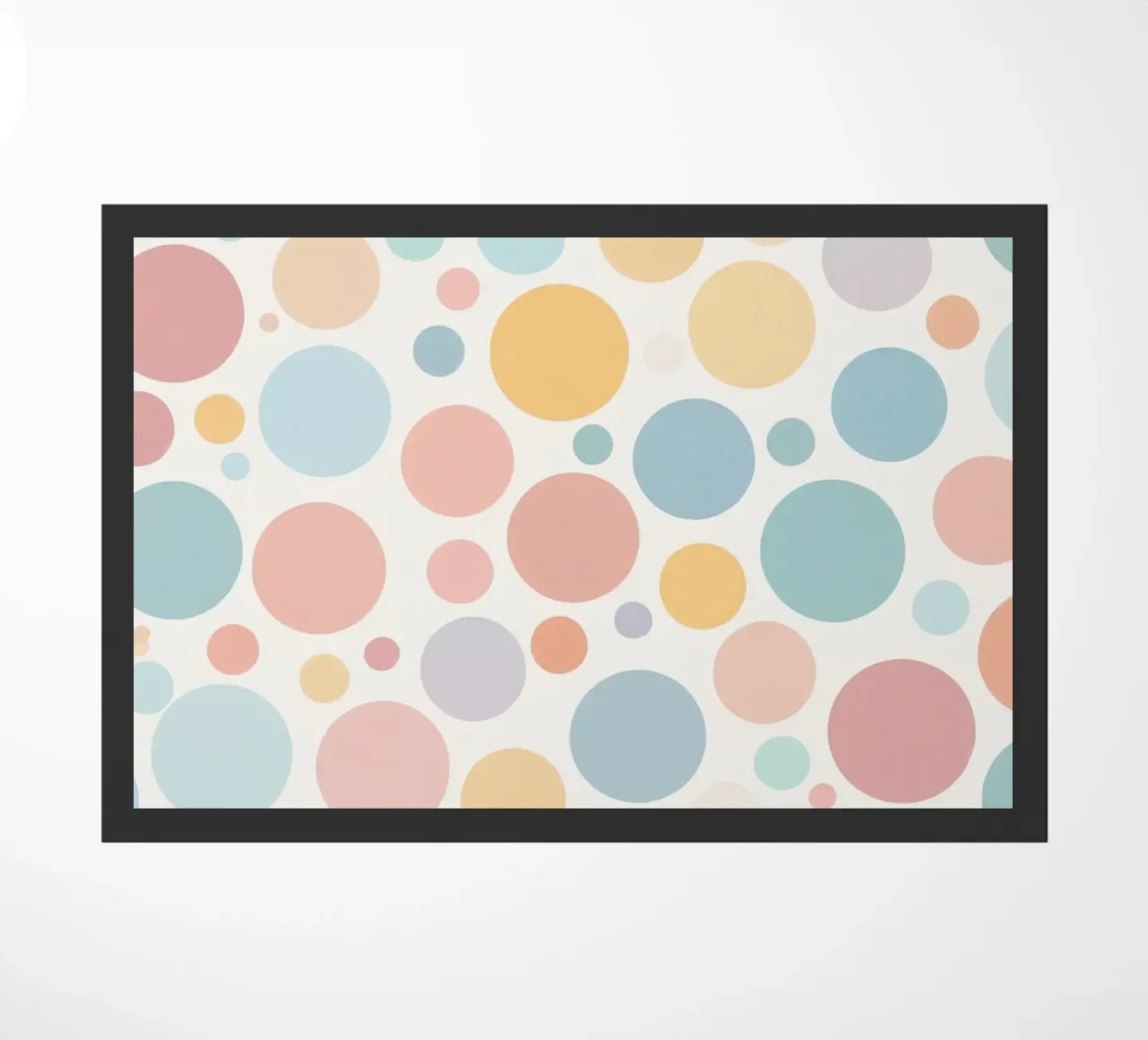 circles create a soothing pastel background zerbino da DesignDoodle
