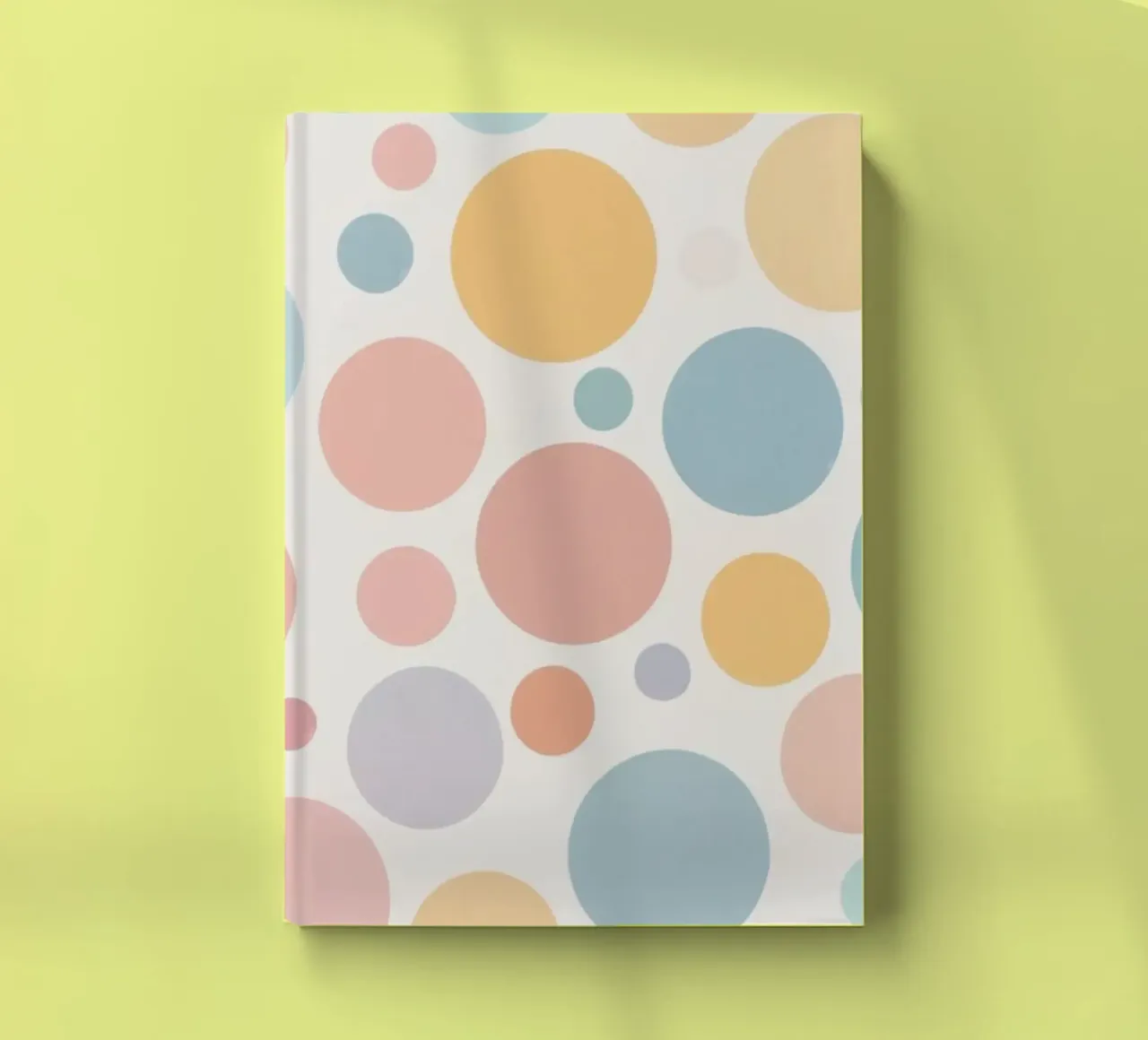 circles create a soothing  pastel background diario da DesignDoodle
