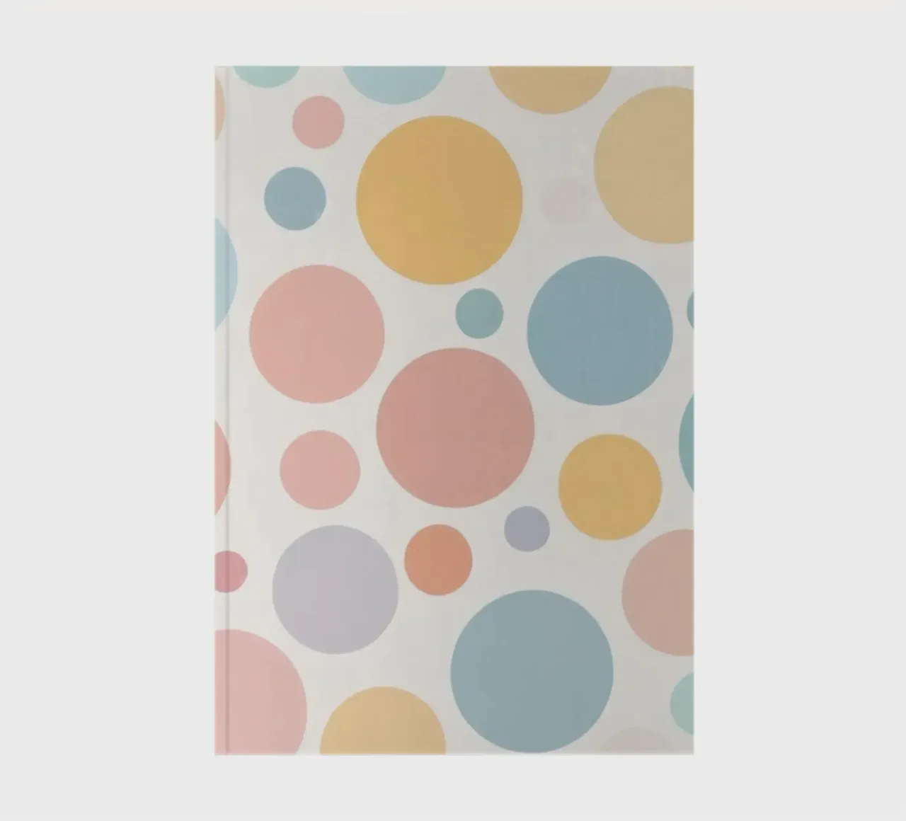 circles create a soothing  pastel background diario da DesignDoodle