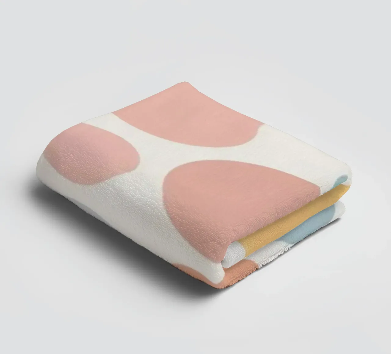 circles create a soothing pastel background asciugamano da bagno da DesignDoodle