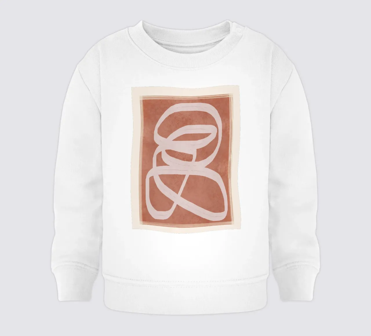 Abstract Flow I Baby Sweatshirt von Flow Line