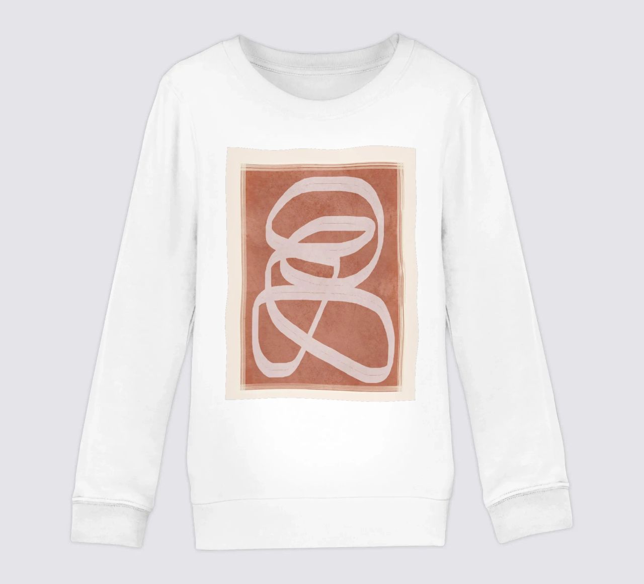 Abstract Flow I felpa bambino da Flow Line