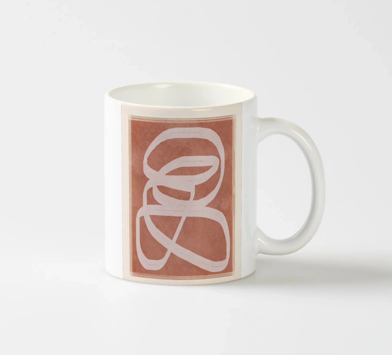 Abstract Flow I tazza in ceramica da Flow Line